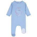 Baby Boys Blue Tiger Babygrow, 1, hi-res