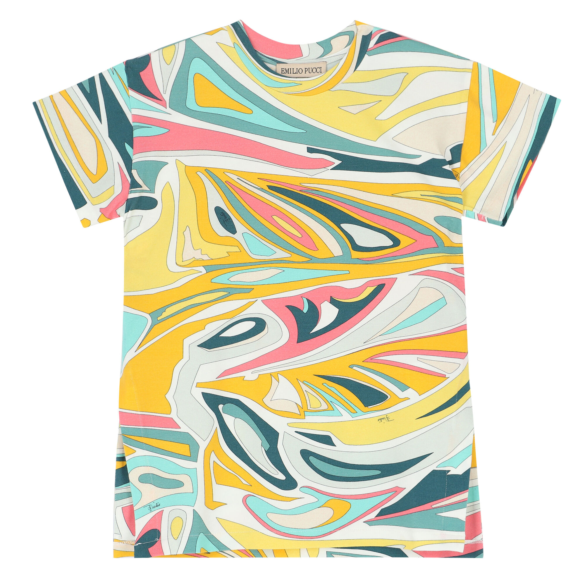 Pink blue yellow striped shirt hotsell
