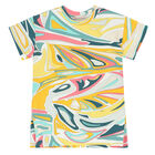 Girls Yellow, Green, Pink & White T-Shirt, 2, hi-res