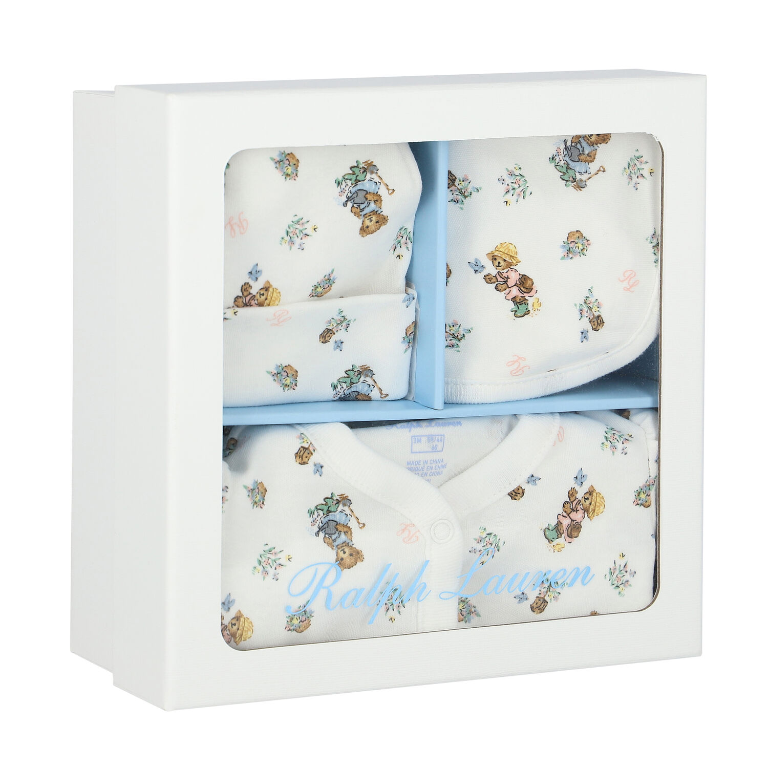 طقم هدايا رومبير بطبعة باللون الأبيض, 1, hi-res