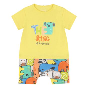 Baby Boys Yellow Romper