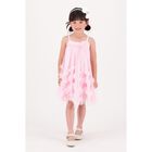 Girls Pink Tulle Dress, 1, hi-res