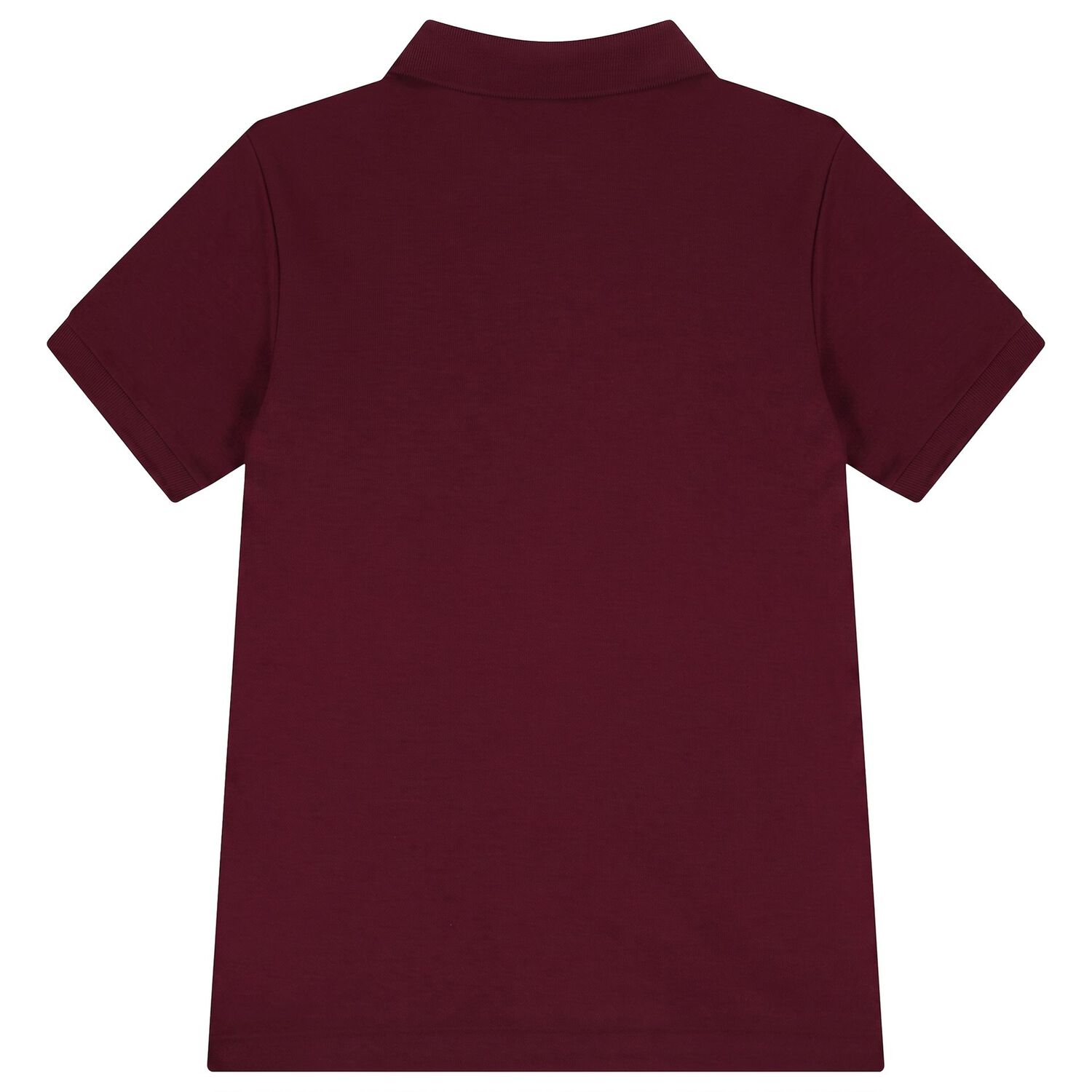 Boys Burgundy Logo Polo Shirt, 1, hi-res