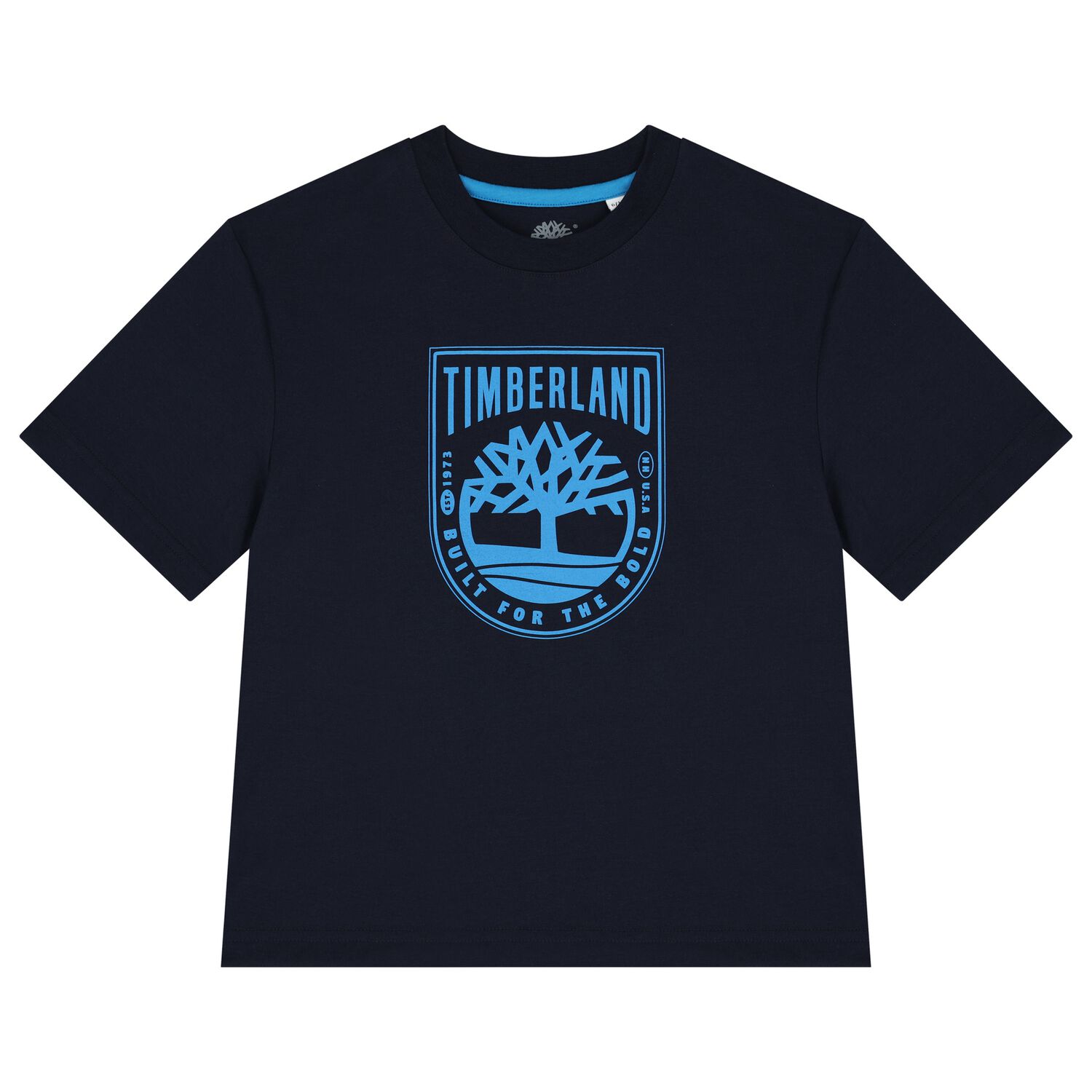 Boys Navy Blue Logo T-Shirt, 2, hi-res image number null