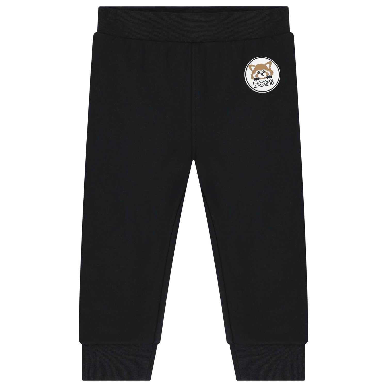 Baby Boys Black Logo Tracksuit, 1, hi-res