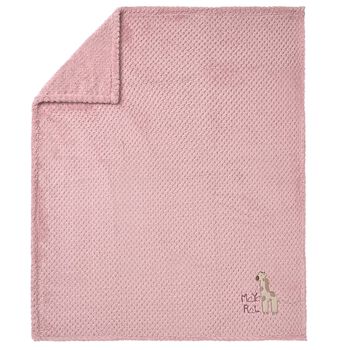 Baby Girls Pink Faux Fur Blanket