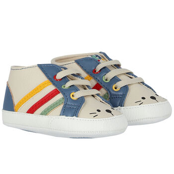 Baby Boys Ivory Pre Walker Shoes