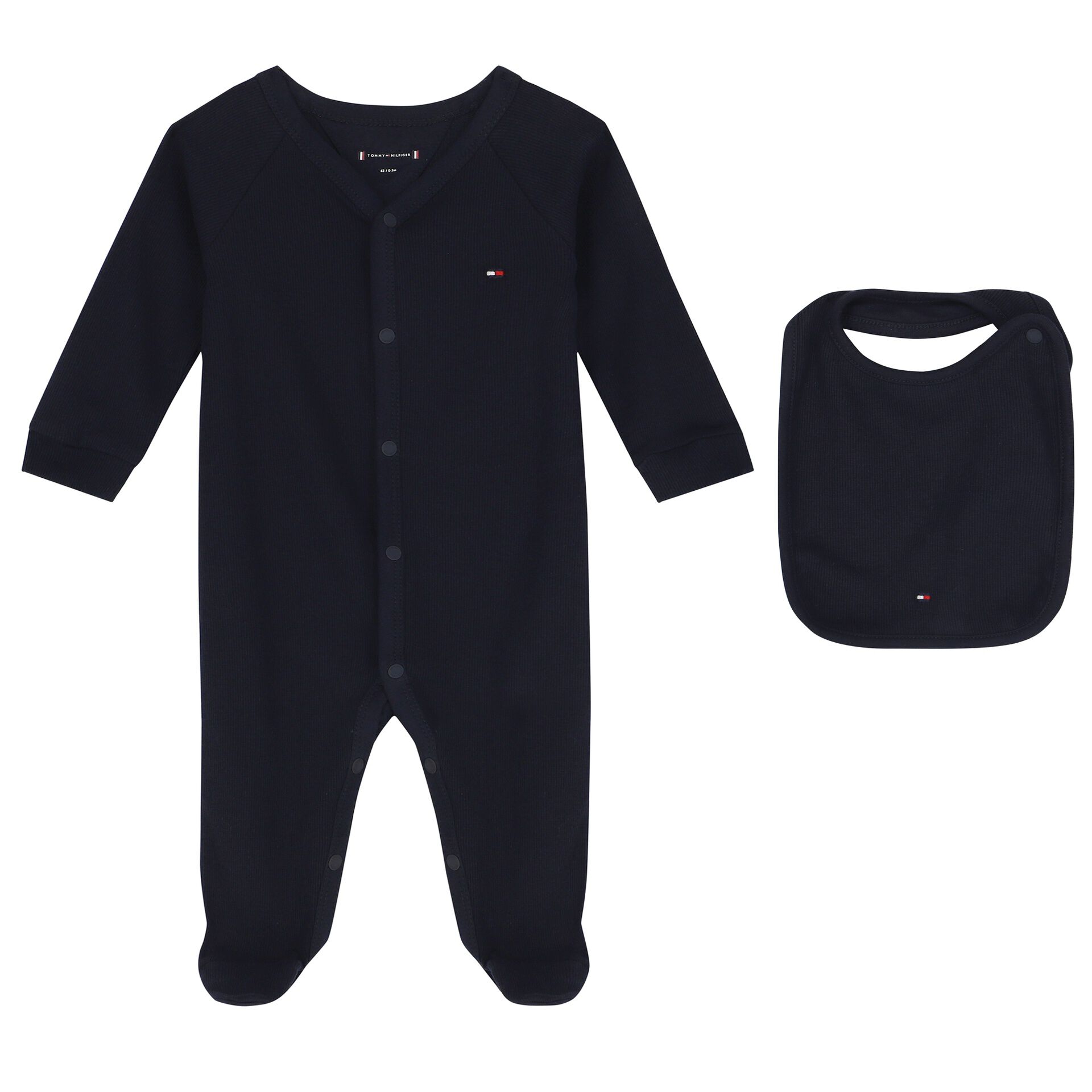 Tommy Hilfiger Baby Boys Navy Blue Babygrow Gift Set Junior Couture USA