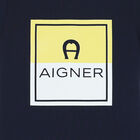 تيشيرت بالشعار باللون الكحلي للأولاد, 3, hi-res