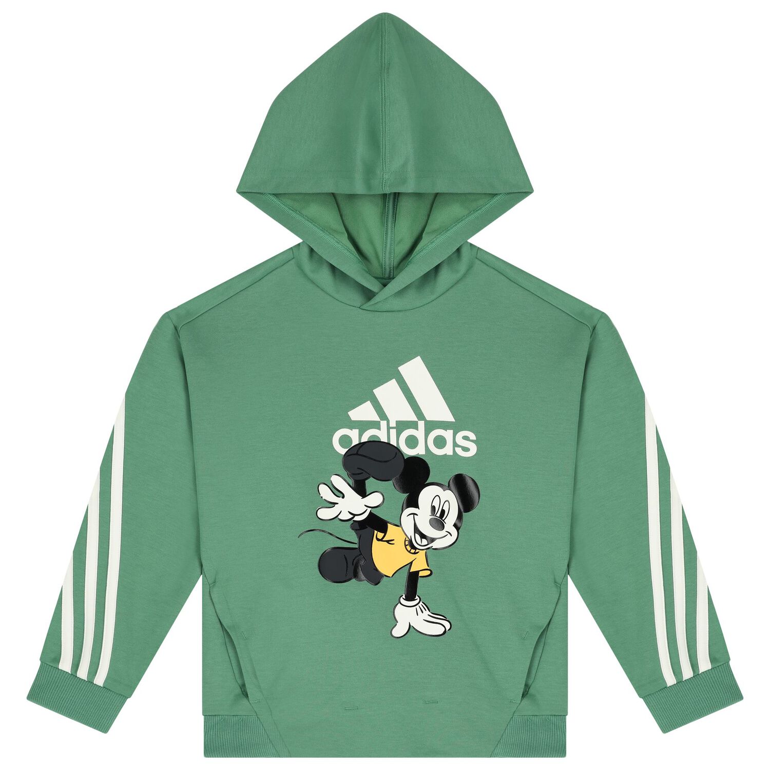 Green Mickey Mouse Logo Hooded Top, 2, hi-res image number null