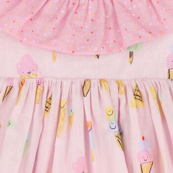 Younger Girls Pink Ice Cream Dress