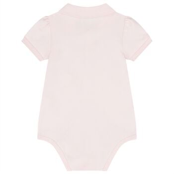 Baby Girls Pink Logo Bodysuit