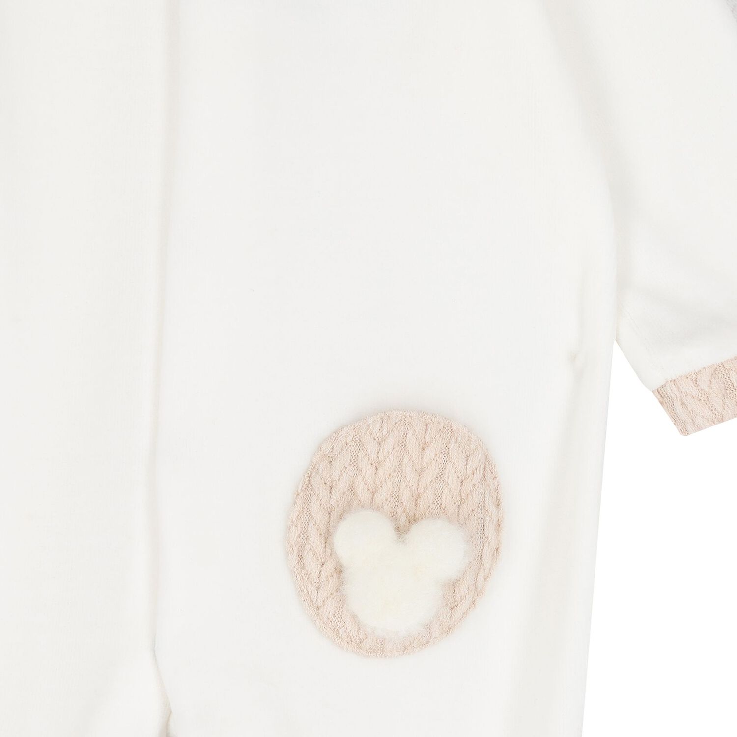 Ivory & Beige Babygrow, 1, hi-res