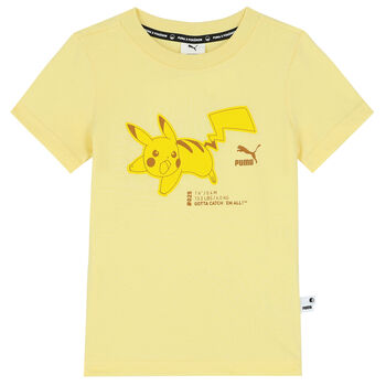 Yellow Logo Pokemon T-Shirt