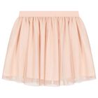 طقم تنورة بنات باللون الأبيض و الوردى, 1, hi-res