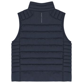 Boys Navy Blue Puffer Gilet