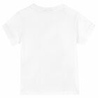Younger Boys White Graphic T-Shirt, 1, hi-res