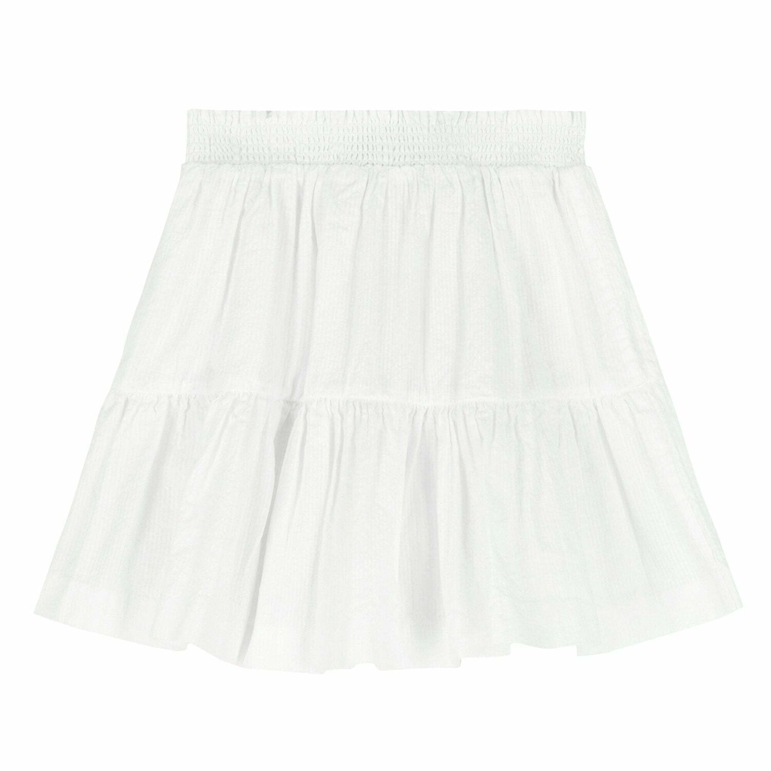 Girls White Logo Skirt, 1, hi-res image number null
