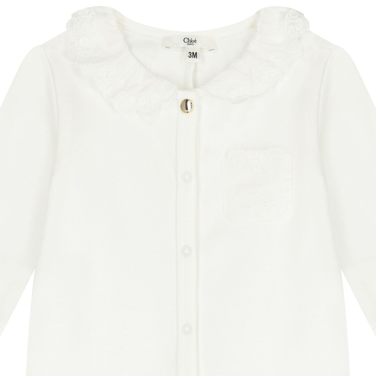 طقم هديه افرول وقبعه للبنات باللون الابيض , 1, hi-res