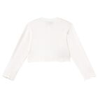 Younger Girls Ivory Cardigan, 1, hi-res