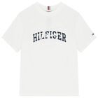 Boys White Logo T-Shirt, 1, hi-res