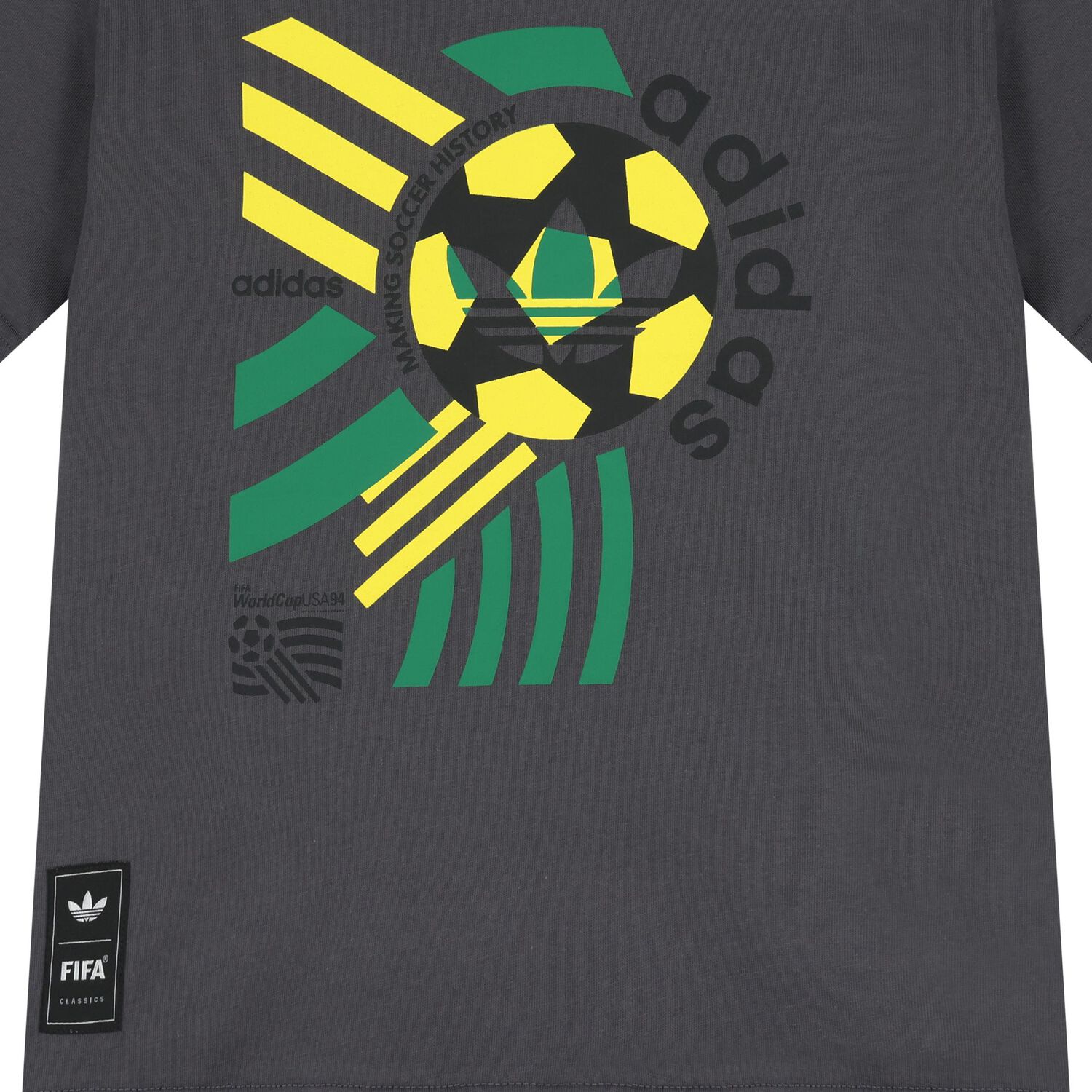 تشيرت بالشعار باللون الرمادي للاولاد, 2, hi-res