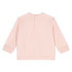 Younger Girls Pink Logo Sweatshirt, 1, hi-res