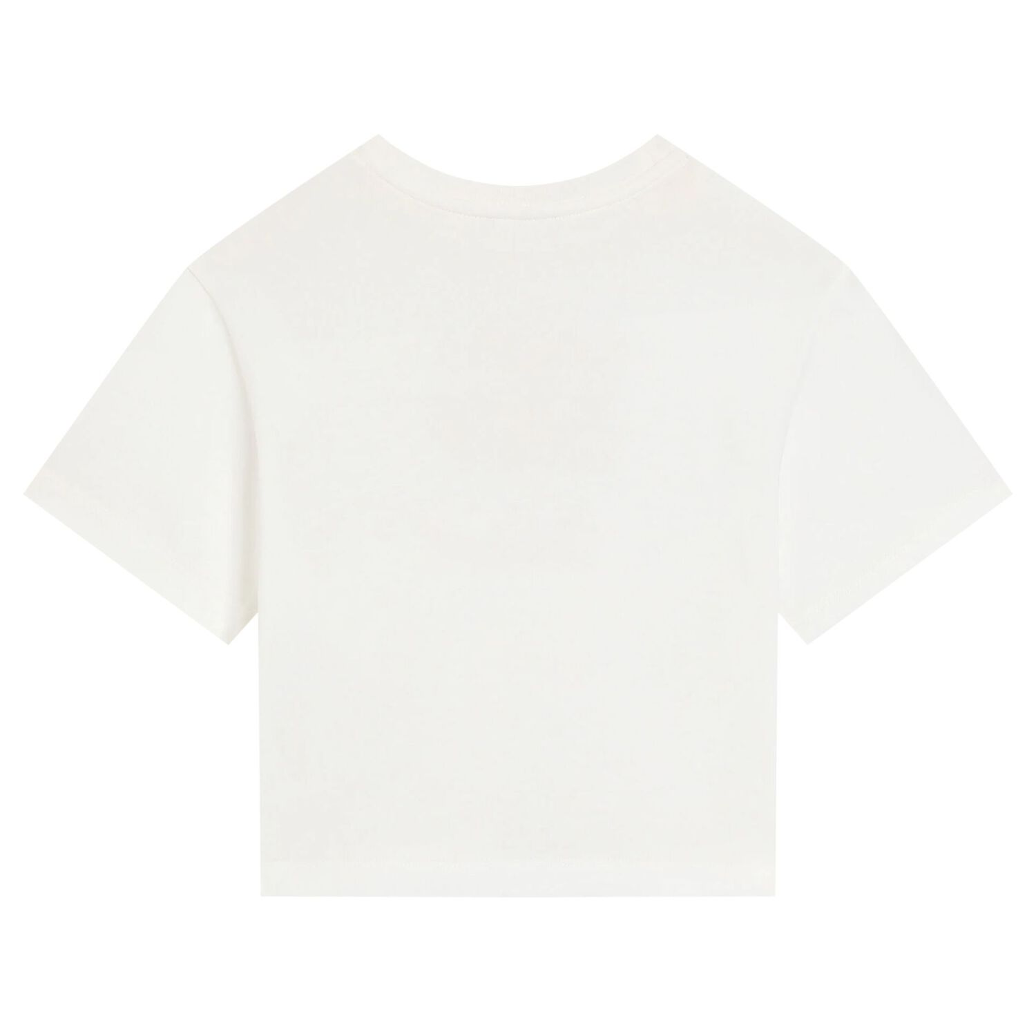 Girls Ivory Logo T-Shirt, 1, hi-res