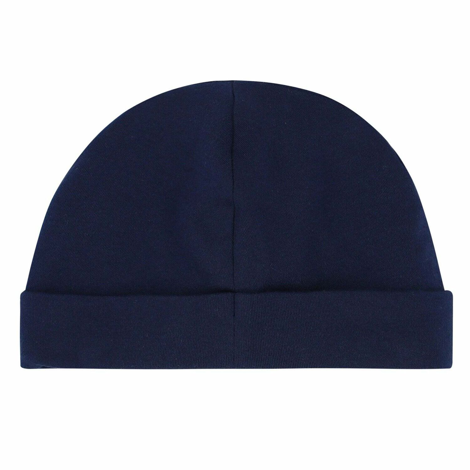 Baby Boys Navy Logo Hat, 2, hi-res