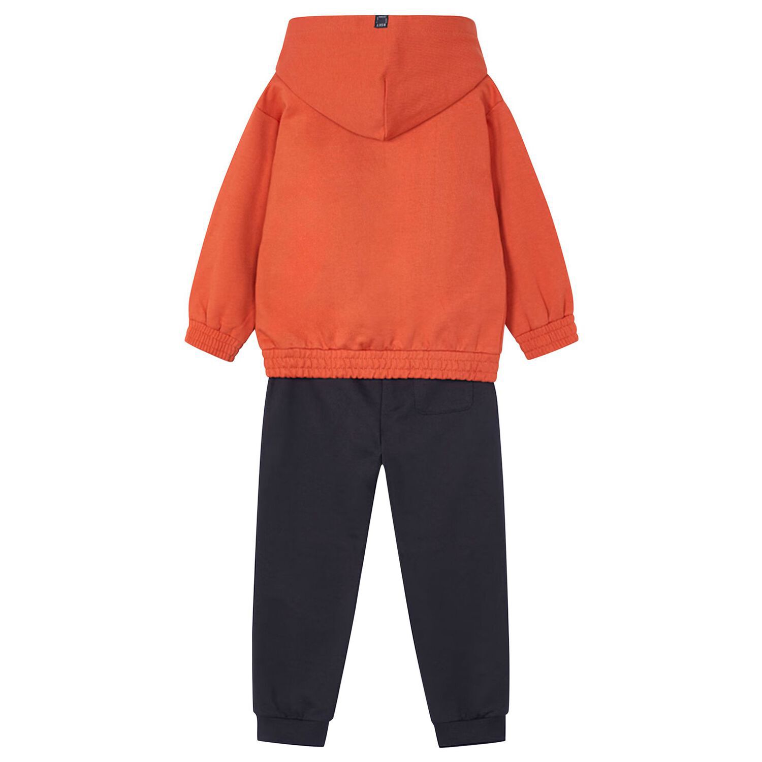 Boys Orange & Grey Tracksuit, 2, hi-res