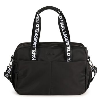 Black Logo Changing Bag