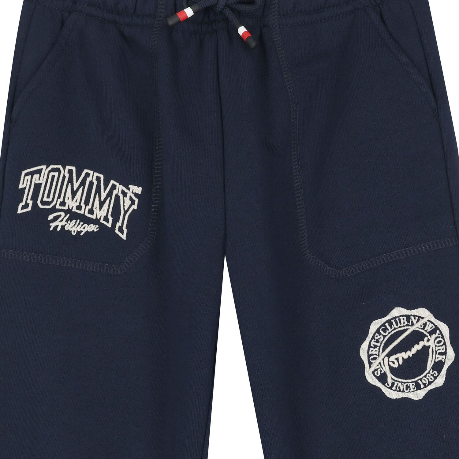 Boys Navy Blue Logo Joggers, 1, hi-res image number null