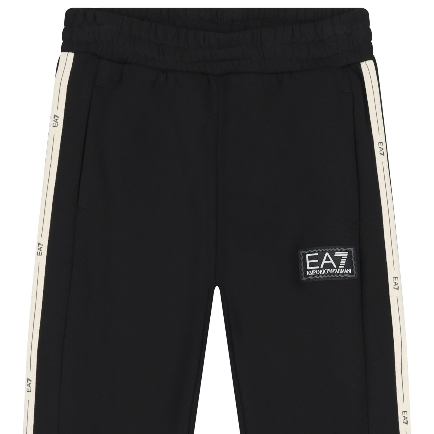 Boys Black Logo Joggers, 1, hi-res