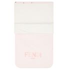 مدس للبنات بالشعار باللون الوردي والأبيض , 1, hi-res