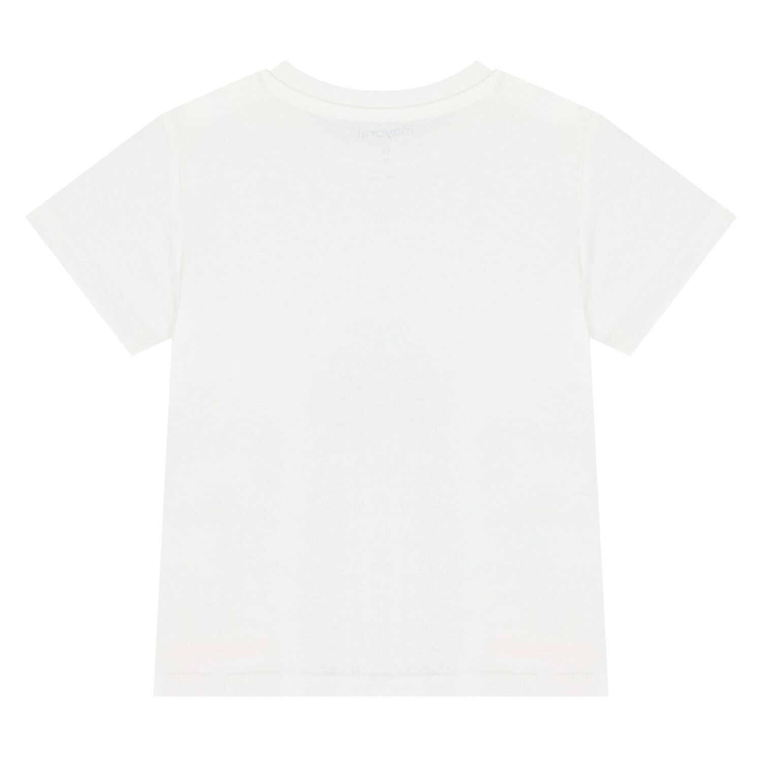 Younger Boys White & Orange Shorts Set, 1, hi-res image number null