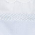 Baby Boys White & Blue Dot Babygrow, 2, hi-res
