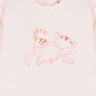 Younger Girls Pink Tiger Logo Trousers Set, 1, hi-res