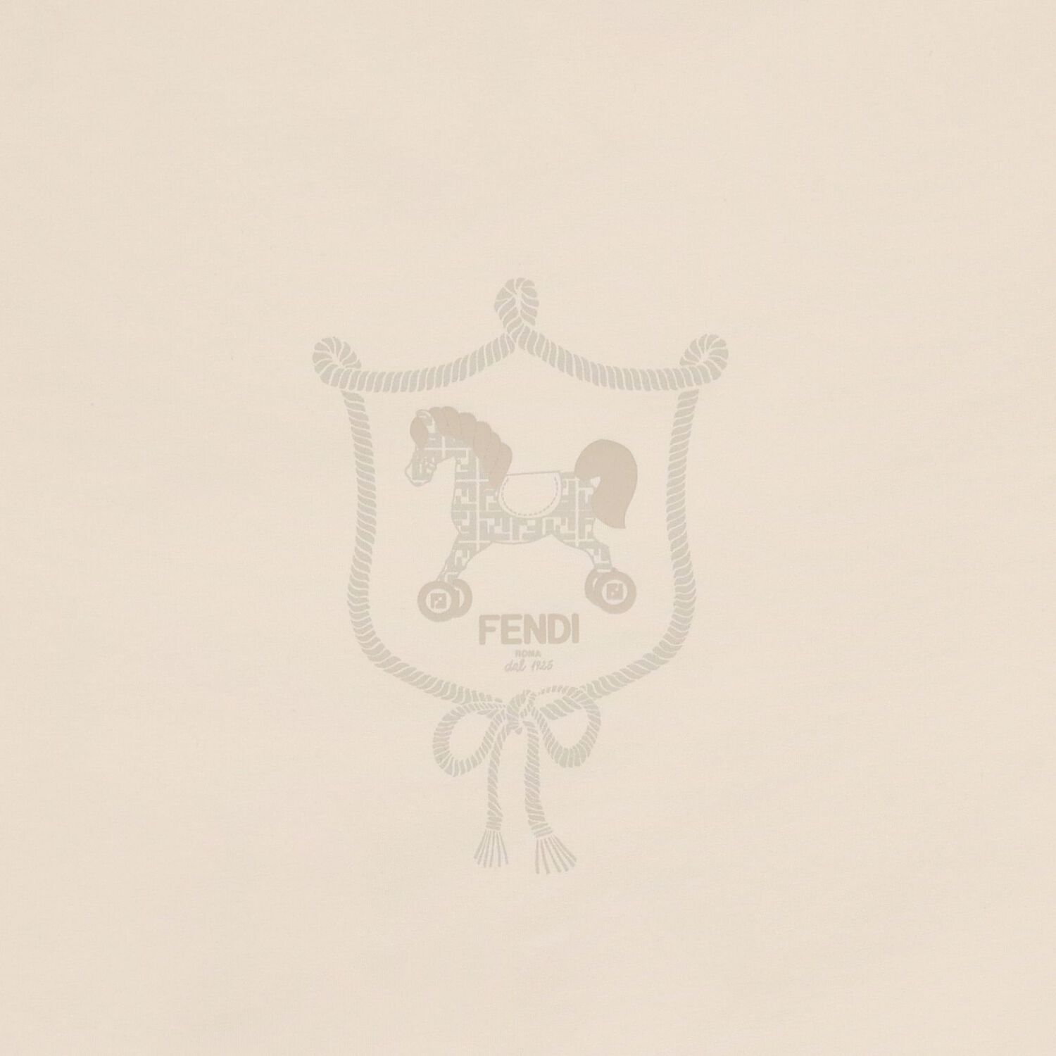 Beige Logo Baby Blanket, 3, hi-res