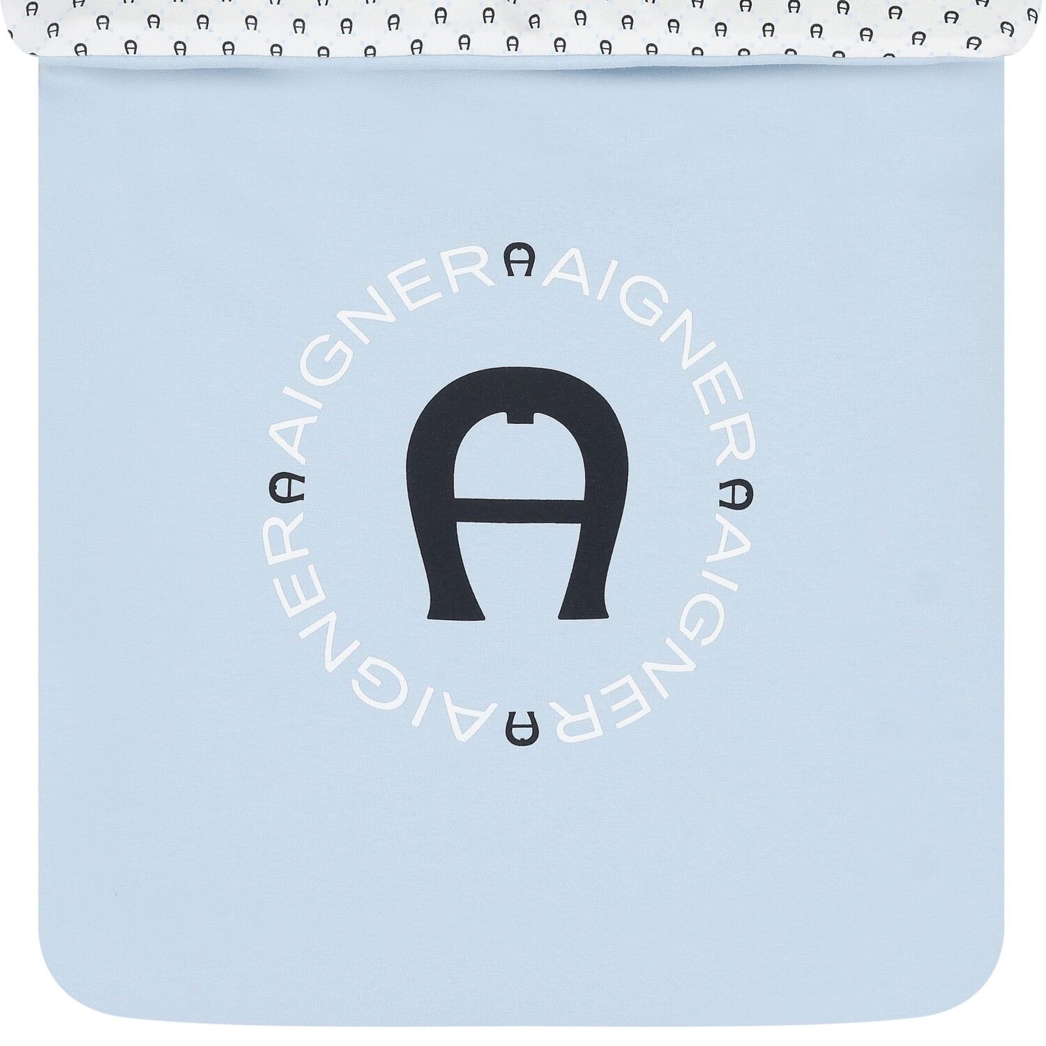 Baby Boys Blue & White Logo Nest, 2, hi-res