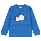 Boys Blue Yeti Sweatshirt, 1, hi-res