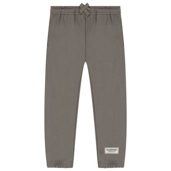 Beige Logo Joggers