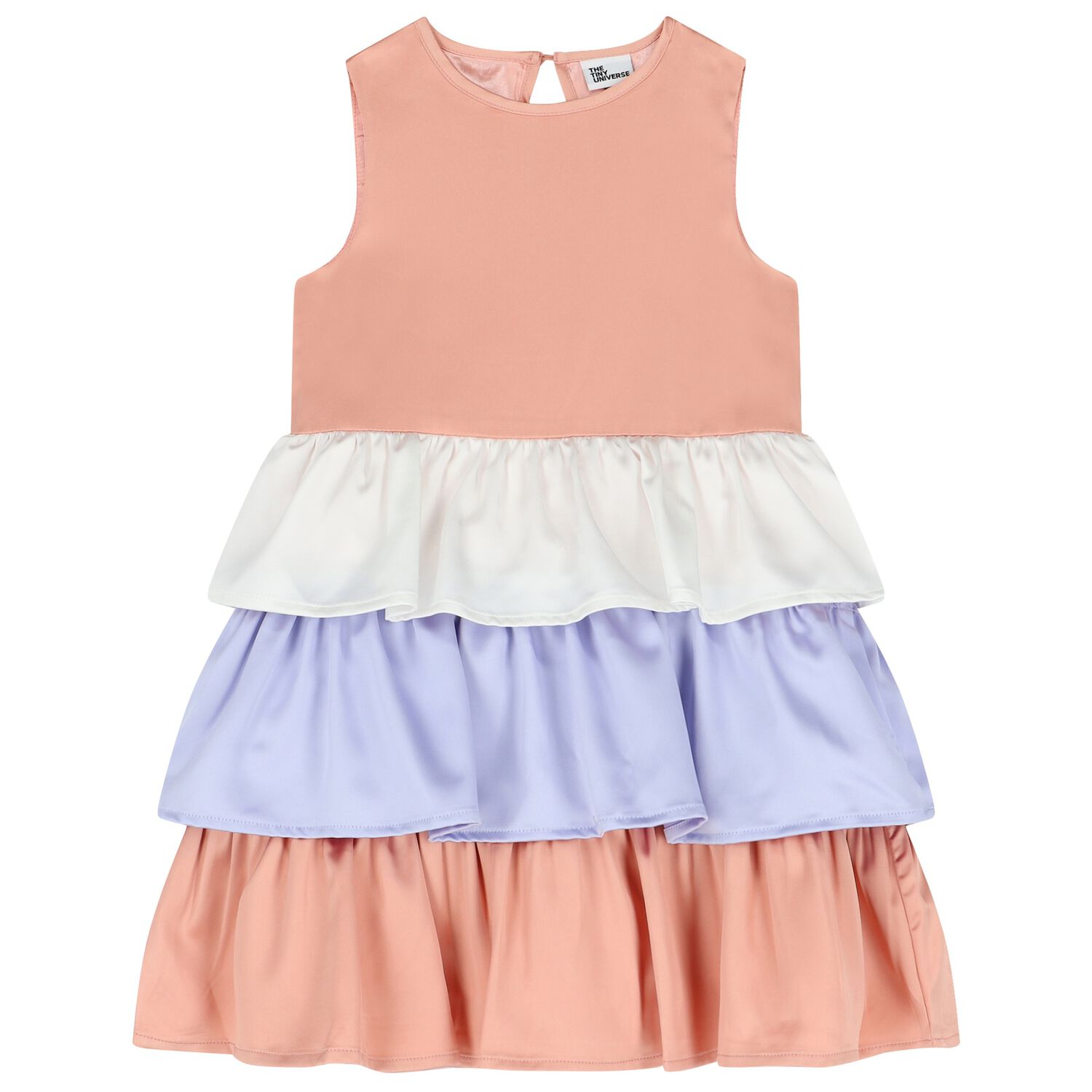 Girls Multi-Colored Layered Dress, 1, hi-res image number null