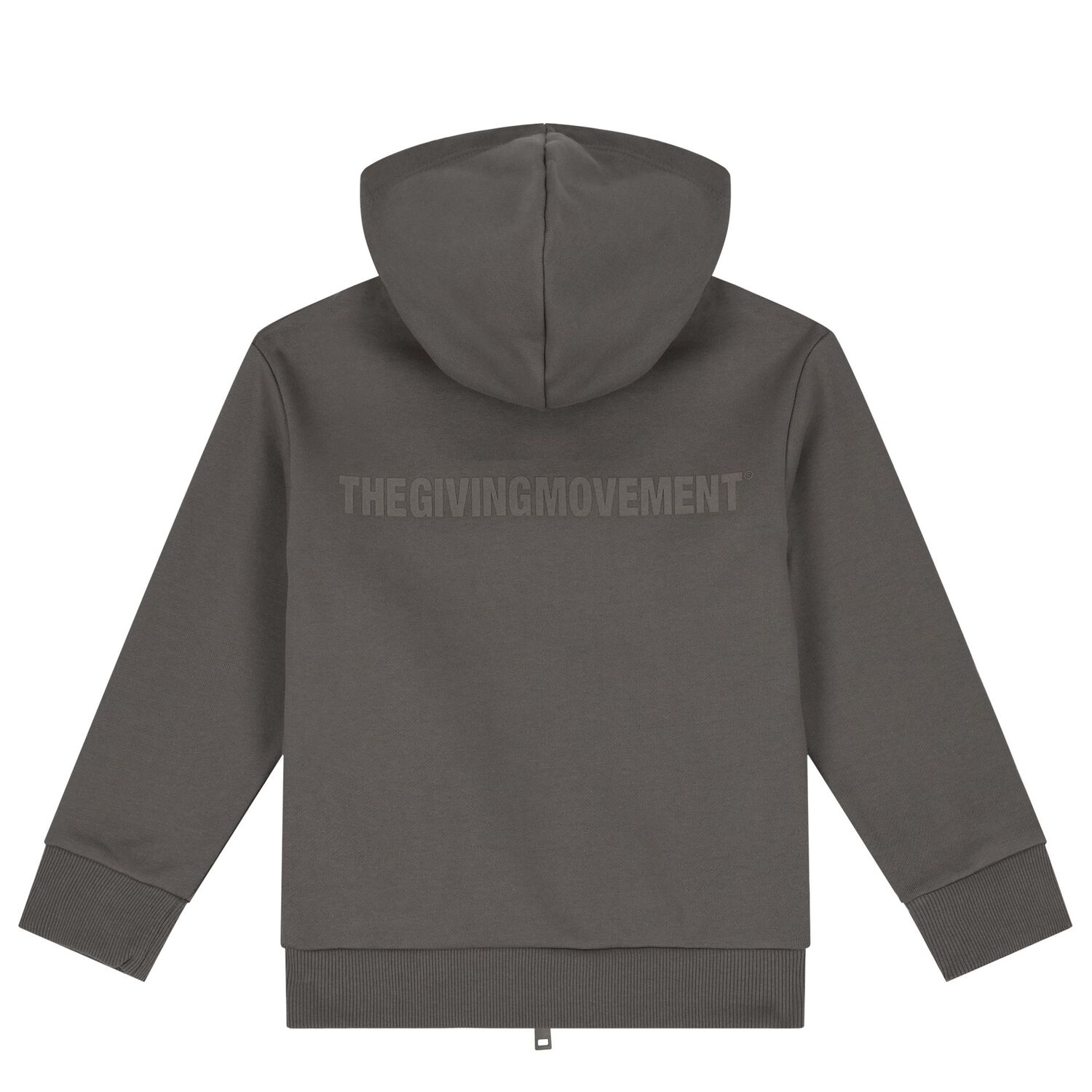 هودي بسحاب بالشعار باللون البيج, 4, hi-res