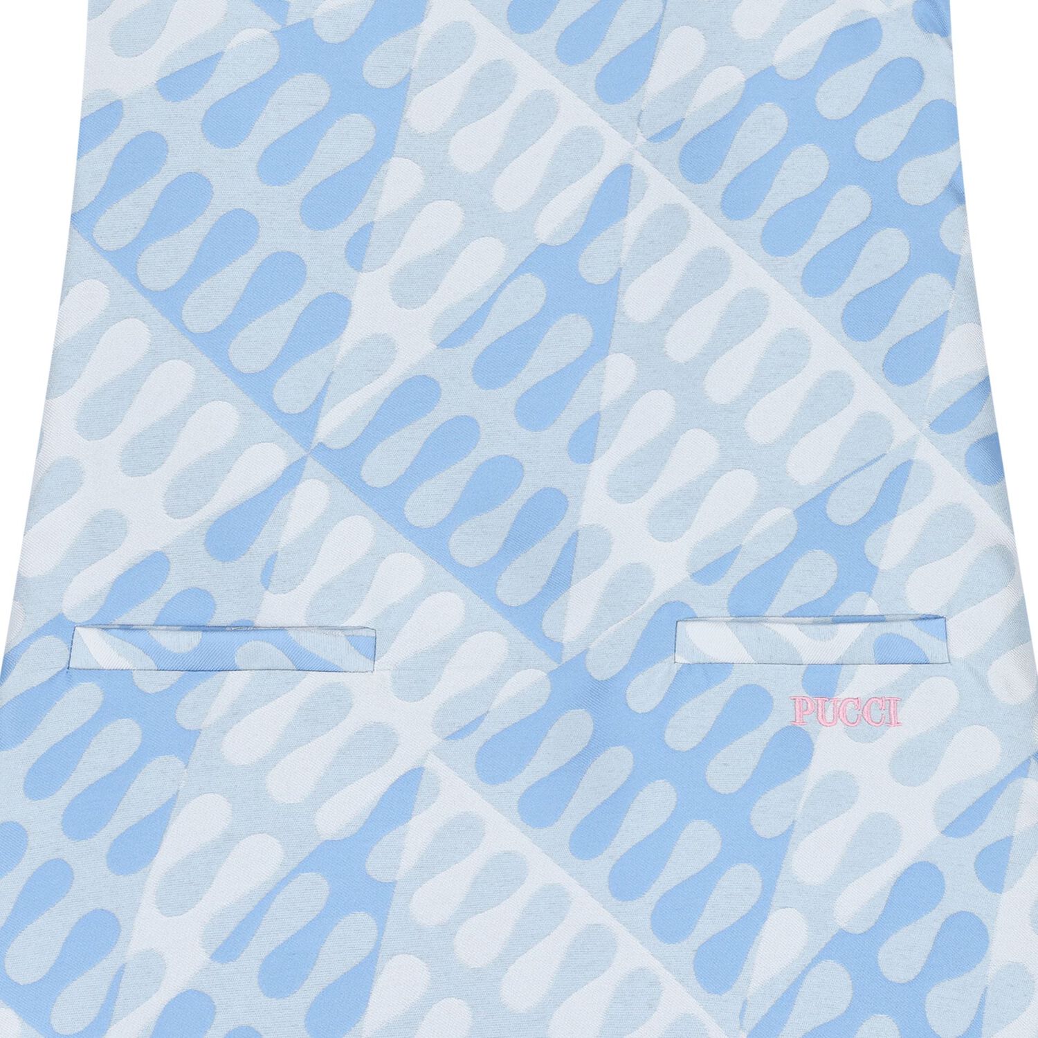 Girls Blue Leocorno Dress, 1, hi-res