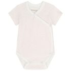 Baby Girls White & Pink Bodysuits ( 2-Pack ), 4, hi-res