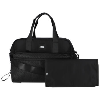 Black Logo Changing Bag
