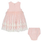 طقم فستان باللون الزهري, 1, hi-res