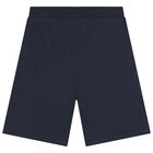 Boys Yellow & Navy Blue Shorts Set, 1, hi-res