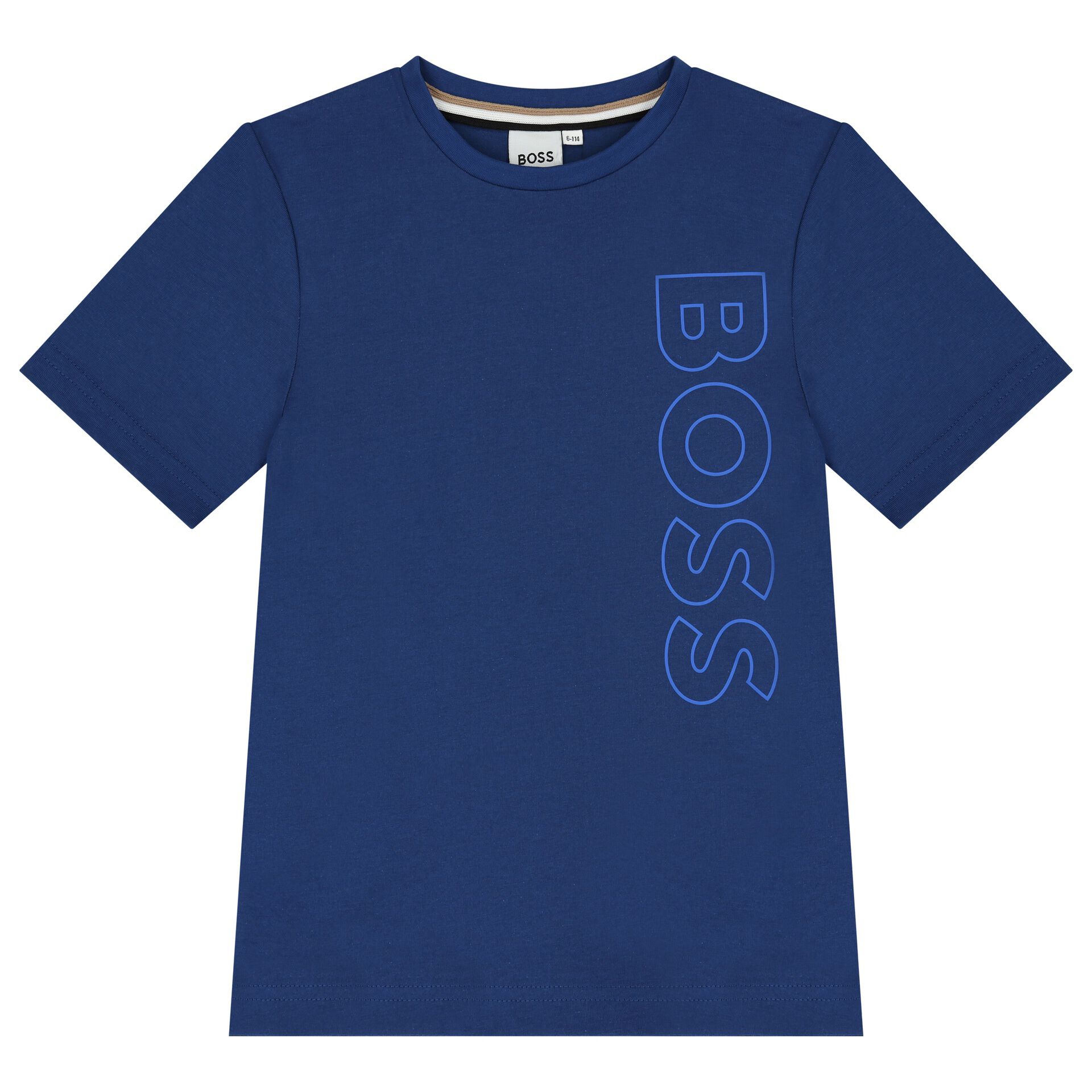 BOSS Boys Blue Logo T Shirt Junior Couture Bahrain