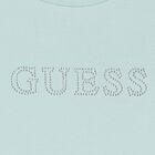 Girls Green Embellished Logo T-Shirt, 1, hi-res
